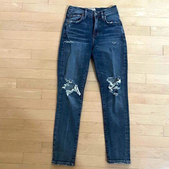 AGOLDE Sophie High Rise Skinny Crop 24 - Picture 6 of 14
